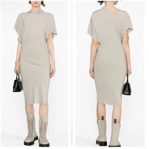 Rick Owens Seb Dress In Natural